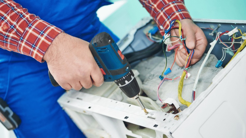 Haymana Gree Gree çamaşır makinesi kart tamiri – Su almama arızası orijinal parça ile giderildi. - Teknik servis örneği